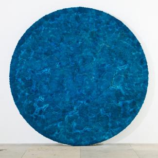 organic blue, round ø 250cm 