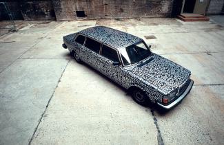The Art Car, painted Volvo state limousine, 2000
