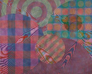 Sonic network no.11, 244x305cm, 2012, collection Melbourne Arts Centre, Australia